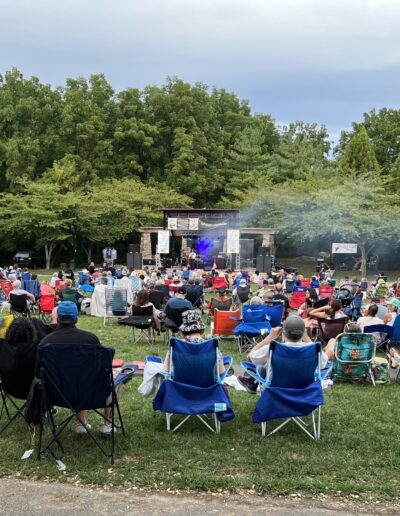 All the concert goers at Fall Fest 2022